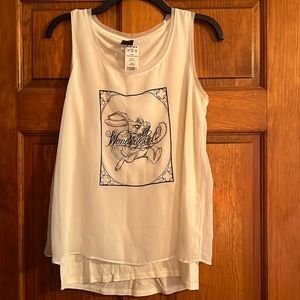 Disney Alice Through The Looking Glass (Alice In Wonderland)Tank Top Size Small